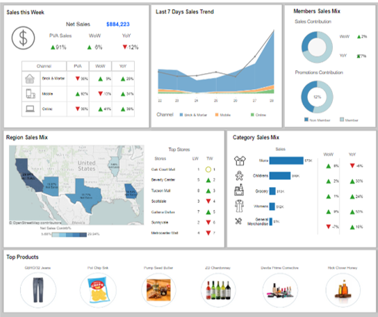 screenshot of Merchandise Analytics